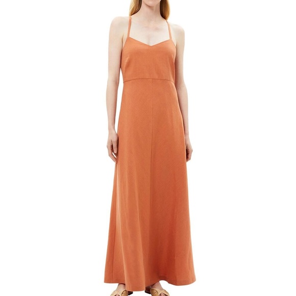 Theory womens Haranna Linen-Blend Maxi Dress. Size 0 Women
#111 - Picture 1 of 7